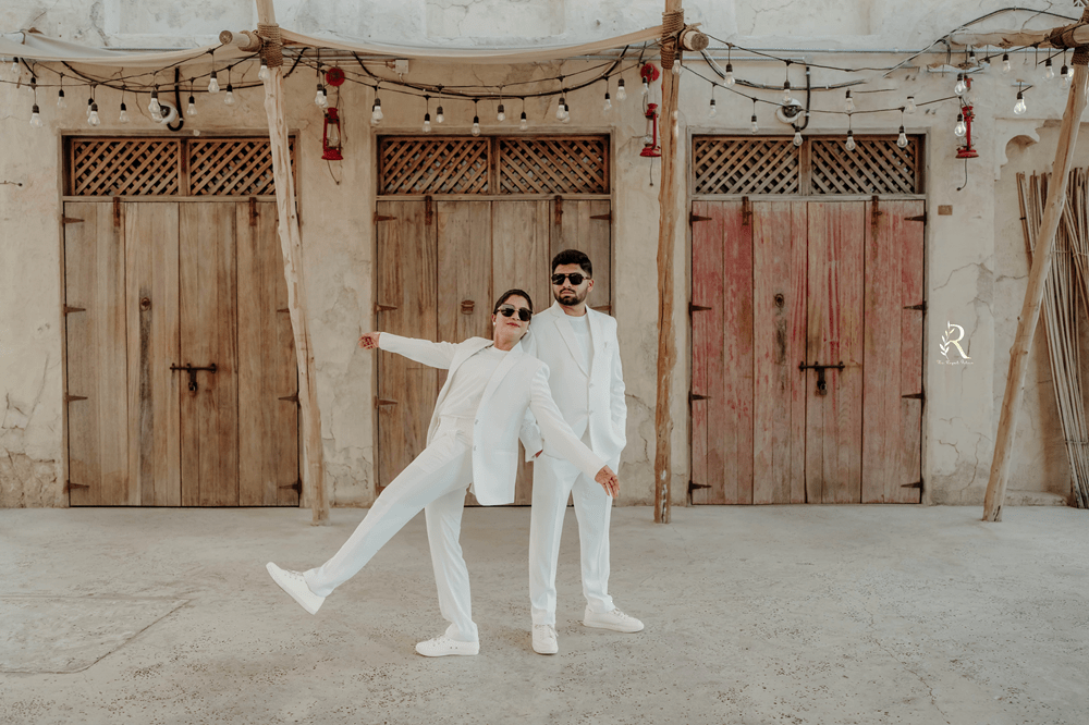 Dubai pre-wedding with luxury backdrop