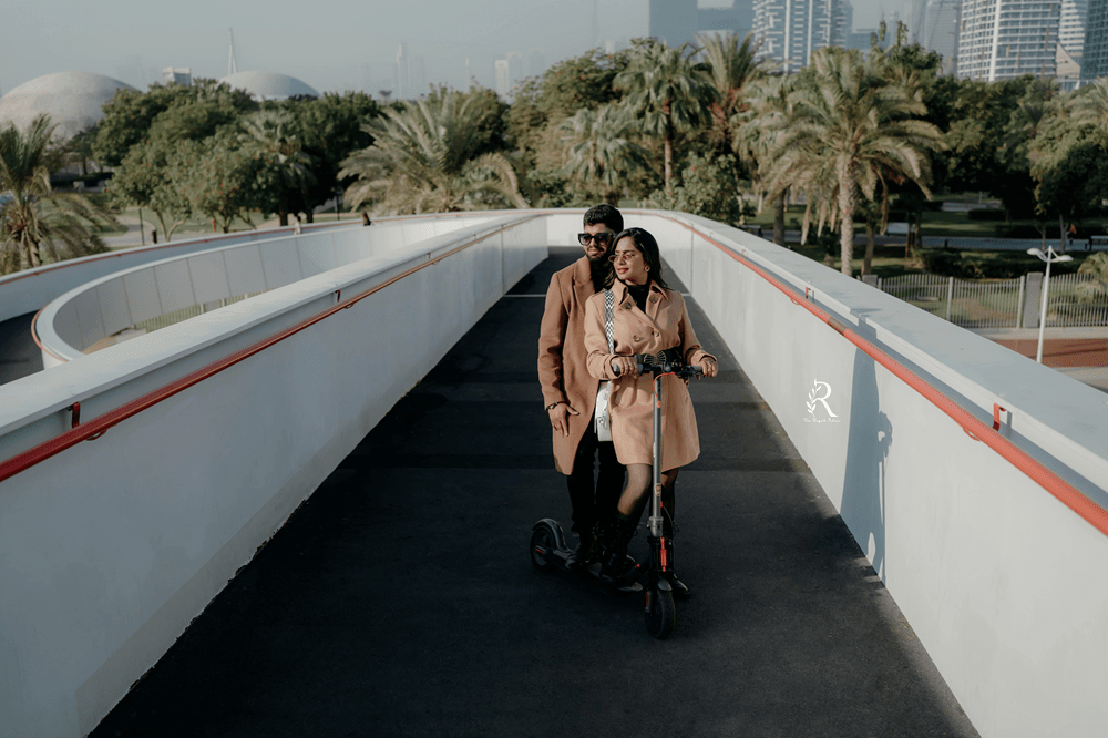 Glamorous pre-wedding shot in Dubai